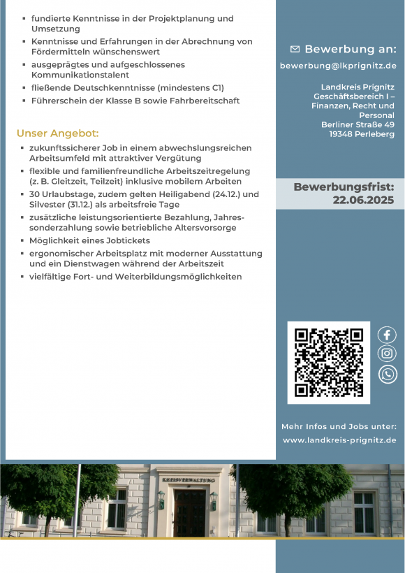 Sachbearbeiter Fördermittelmanagement (m/w/d) - Seite 2