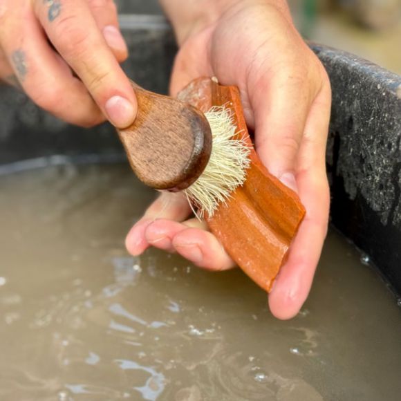 Alle Funde wurden sorgfältig gereinigt und dokumentiert. / Foto: LK Prignitz