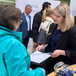 Die Kreisverwaltung Prignitz präsentierte sich mit einem starken Team bei der GO! 2025. / Foto: Gina Werthe, LK Prignitz