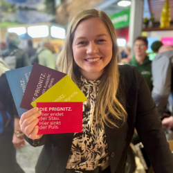 Anne Keller auf der Grünen Woche / Foto: LK Prignitz